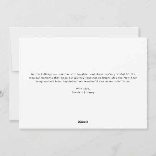 In unserer blauen Mera-Ära romantische Weihnachten (Rückseite)