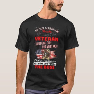 In unserer Ehe ist er der mürrische alte Veteran T-Shirt