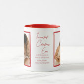 In unserer ersten Weihnachtszeit Weihnachten Urlau Tasse (Zentrum)