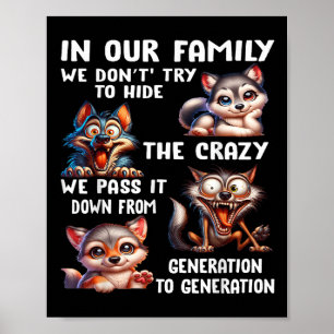 In unserer Familie versuchen wir nicht, den Verrüc Poster