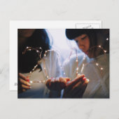 In unserer Hand 2016 NYC Lighting Portrait Foto Postkarte (Vorne/Hinten)