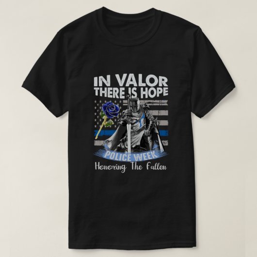 In Valor gibt es Hoffnung Mitglieder der nationale T-Shirt (Design vorne)