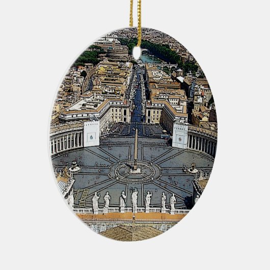 In Vatikan Keramikornament (Rechts)