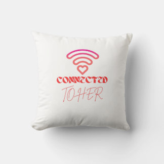 In Verbindung mit ihrem WLAN Herzdesign Valentine' Kissen