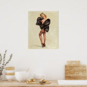 In vier Buttonen nach oben Poster (Küche)