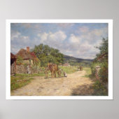 In Village Scene Poster (Vorne)