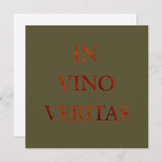 In vino veritas (Vorne/Hinten)