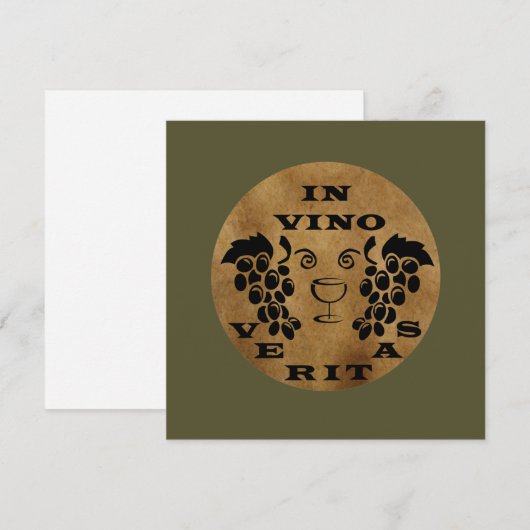In vino veritas (Vorne/Hinten)