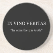 In vino veritas getränkeuntersetzer (Vorne)