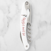 in vino veritas (in wine, wahrheitsgetreu) kellnermesser (Rückseite)