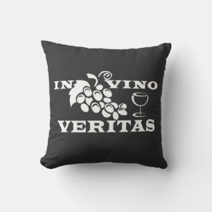 In vino veritas kissen