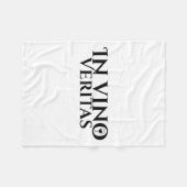 In Vino Veritas _ Latin _ Ancient Rome _ Wine Lieb Fleecedecke (Vorderseite (Horizontal))