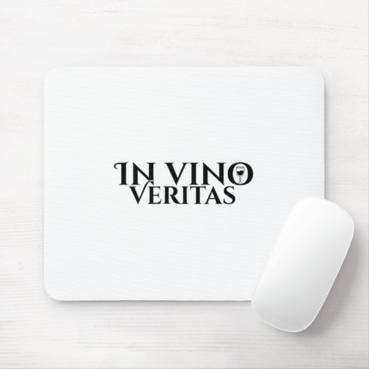 In Vino Veritas _ Latin _ Ancient Rome _ Wine Lieb Mousepad (Mit Mouse)