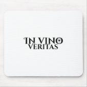In Vino Veritas _ Latin _ Ancient Rome _ Wine Lieb Mousepad (Vorne)
