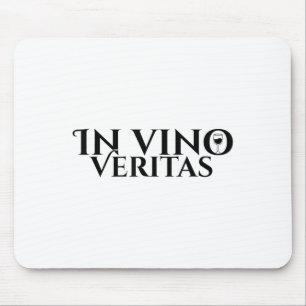 In Vino Veritas _ Latin _ Ancient Rome _ Wine Lieb Mousepad