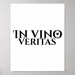 In Vino Veritas _ Latin _ Ancient Rome _ Wine Lieb Poster