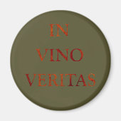 in vino veritas magnet (Vorne)