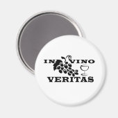 in vino veritas magnet (Vorderseite/Rückseite)