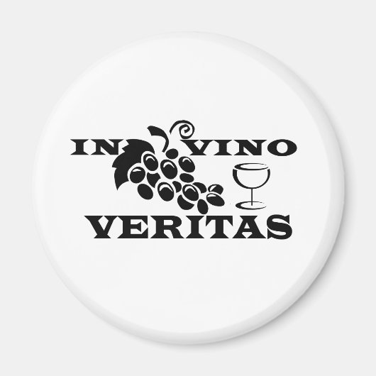 in vino veritas magnet (Vorne)