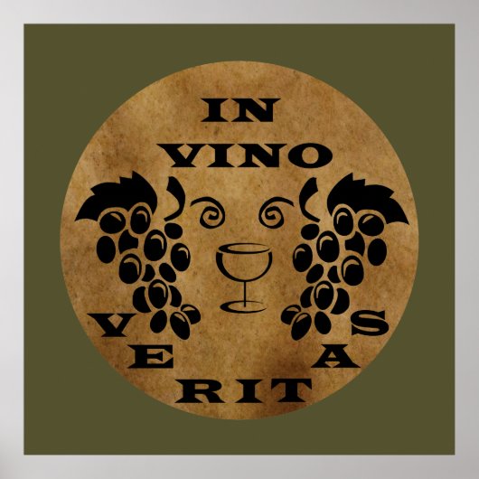 in vino veritas poster (Vorne)