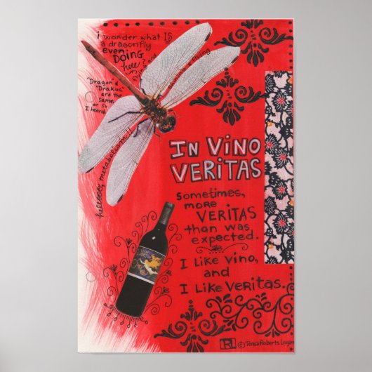 In Vino Veritas Poster (Vorne)