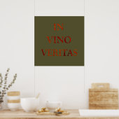 in vino veritas poster (Küche)