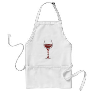 In Vino Veritas Schürze - wählen Sie Stil & Farbe