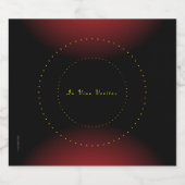 In Vino Veritas Set für Lebensmittel und Getränke Schaumweinetikett (Einzelnes Label)