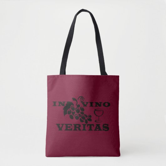 In vino veritas tasche (Vorderseite)
