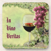 In Vino Veritas Untersetzer (Vorderseite)