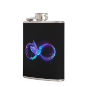 in Vinyl eingeschlagener Flachmann (Links)