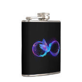 in Vinyl eingeschlagener Flachmann (Rechts)