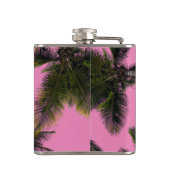 in Vinyl eingeschlagener Flachmann. Tequila. Mädch Flachmann (Rückseite)