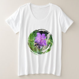 In voller Blüte – Damen T-Shirt Plus Size