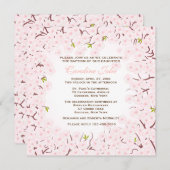 In voller Blüte Einladung (Vorne/Hinten)