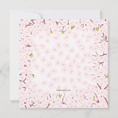 In voller Blüte Einladung (Rückseite)