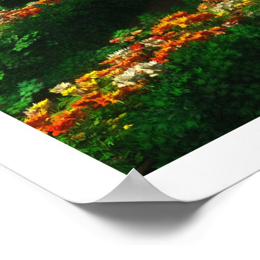 in voller Blüte Poster (Ecke)