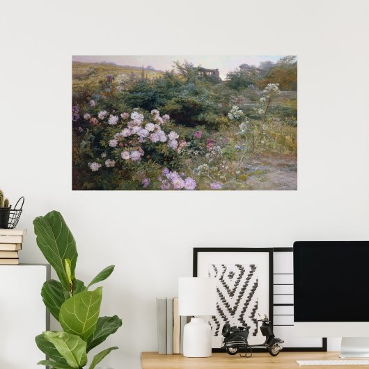 in voller Blüte Poster (Heimbüro)