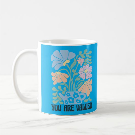 In voller Blüte: Sie werden geschätzt Kaffeetasse (Links)