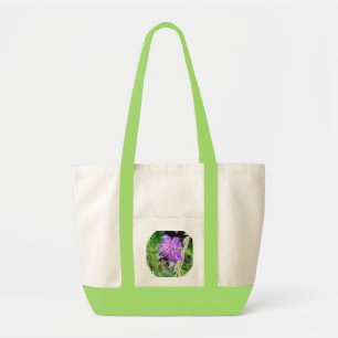 In voller Blüte – Tragetasche mit Hummelmotiv