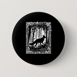 In Wald Cottagecore Goblincore Forestcore Button
