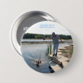 IN WAMPUM SEE WEG ABKÜHLEN, IL BUTTON (Vorne & Hinten)