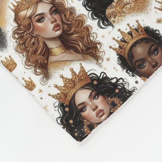 In Weisheit gekrönt Blanket Fleecedecke (Ecke)