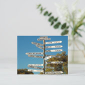 In welche Richtung? Postkarte (Stehend Vorderseite)