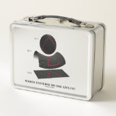 In welchem Universum wohnst du? Astrophysik Metall Brotdose (Rückseite)