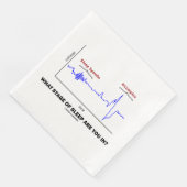 In welcher Bühne schlafen Sie? Serviette (Ecke)
