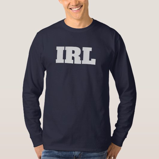 In Wirklichkeit langärmeliges Shirt (Vorderseite)