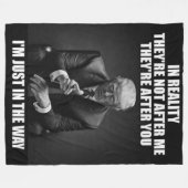 IN WIRKLICHKEIT SIND SIE NACH IHNEN FLEECEDECKE (Vorderseite (Horizontal))