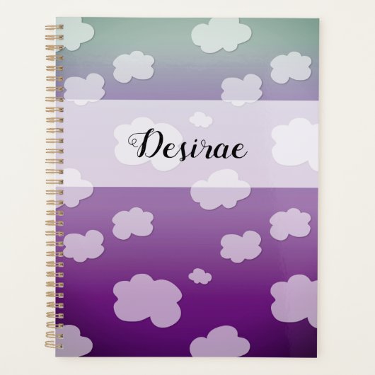 In Wolken - Muster Planer (Vorderseite)