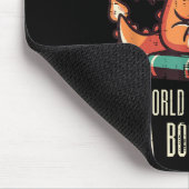In World of Bookworms sind Buchdrachen Niedliche F Mousepad (Ecke)
